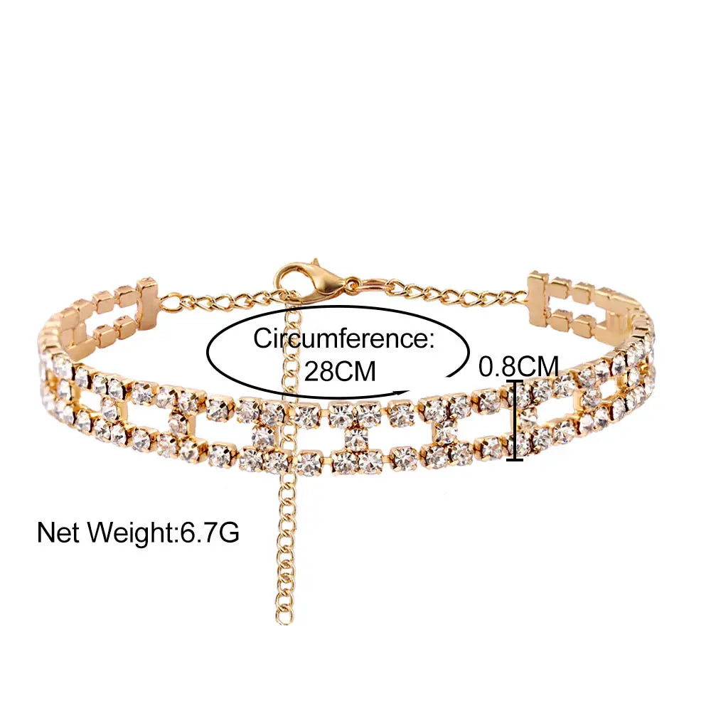 Iced Out Chunky Cuban Chain Anklets For Women
