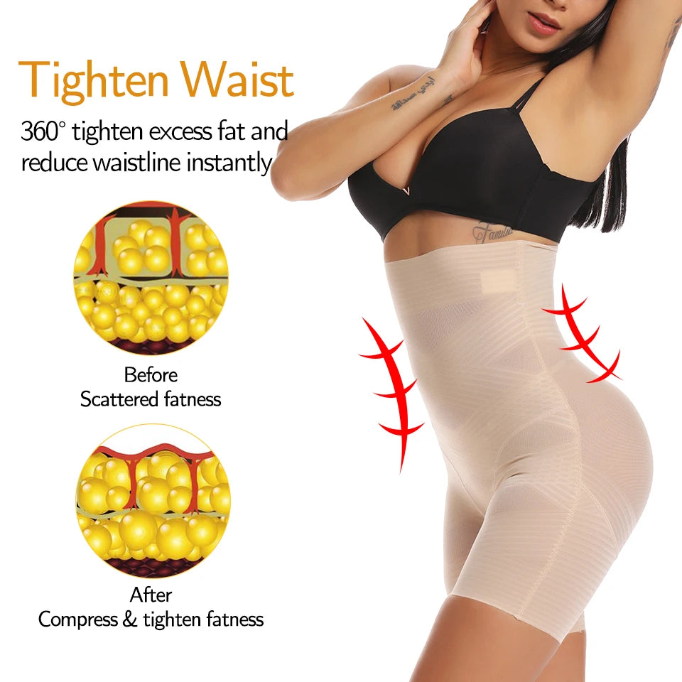 Women Body Shaper Firm Tummy Control Shorts Under Skirts High Waist Shaping Panties Slimming Underwear