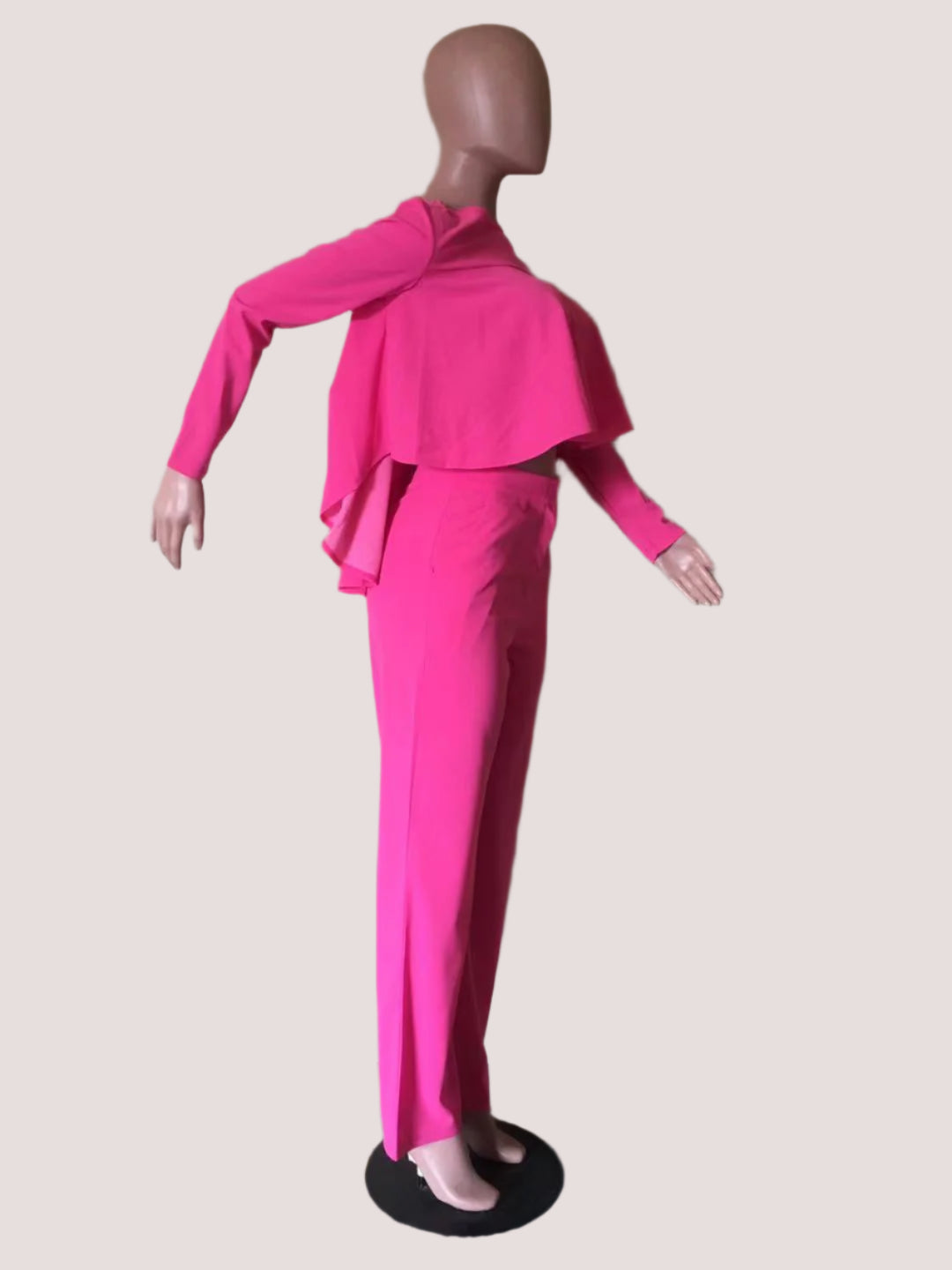 Two Piece Set Women Tracksuit Set Summer Work Elegant Long Sleeve Top Pants Set