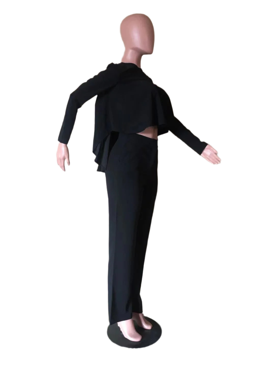 Two Piece Set Women Tracksuit Set Summer Work Elegant Long Sleeve Top Pants Set