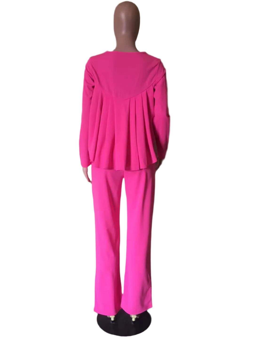 Two Piece Set Women Tracksuit Set Summer Work Elegant Long Sleeve Top Pants Set