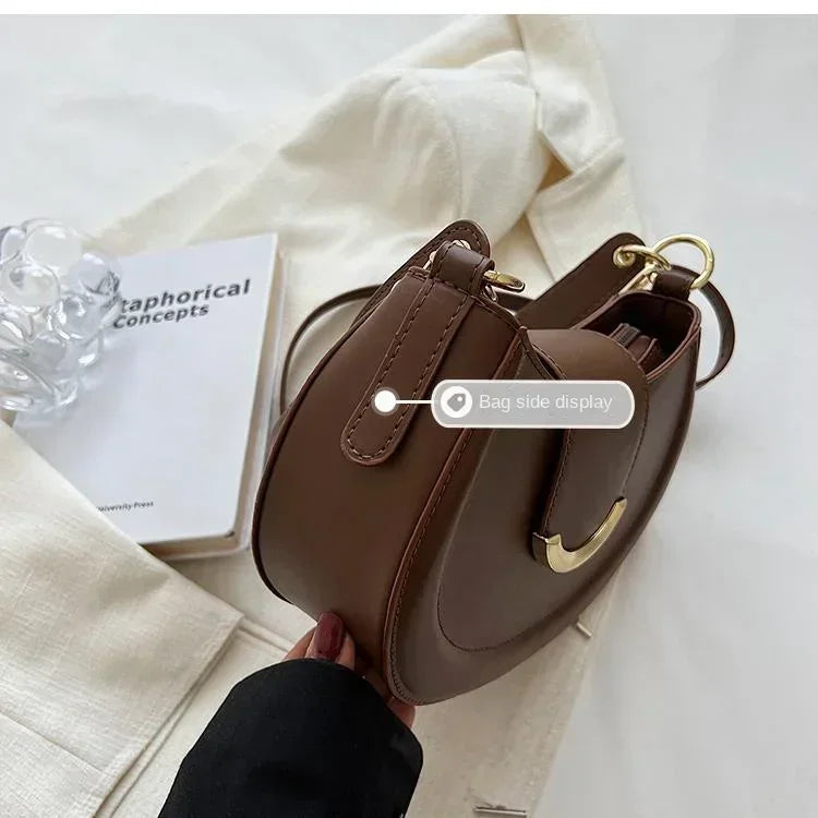 Armpit Shoulder Side Bags for Women Trend Leather Small Underarm Crossbody Handbags