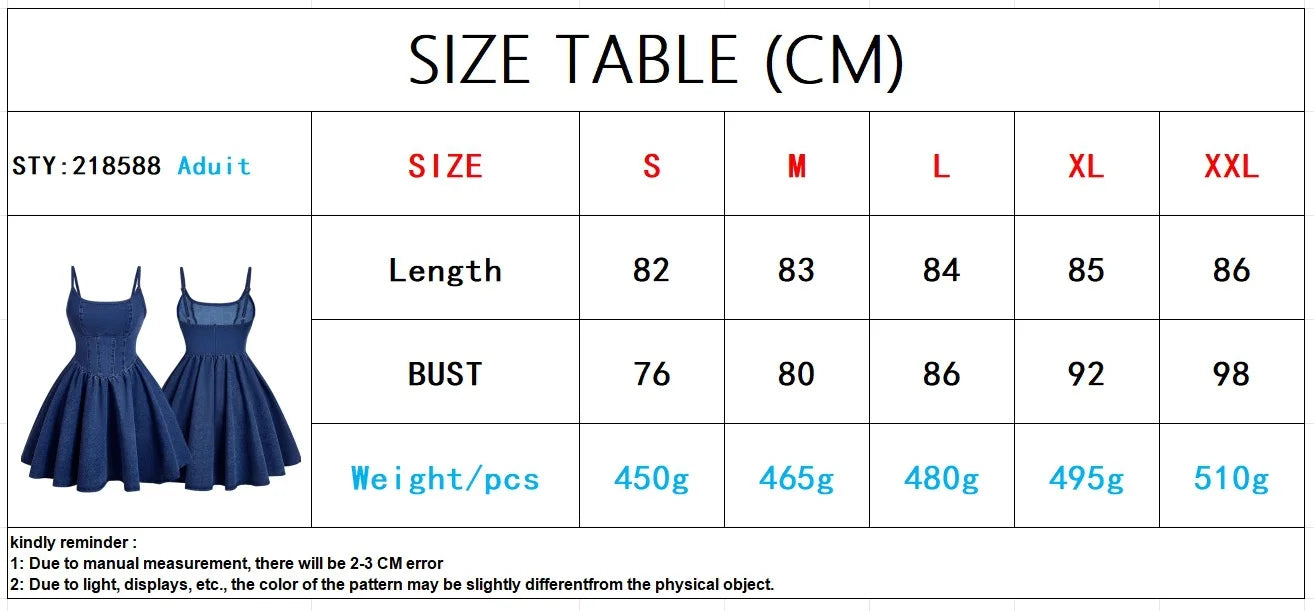 Women Denim Mini Dresses A Line Sling Stretchy Y2k Causal Denim Dress