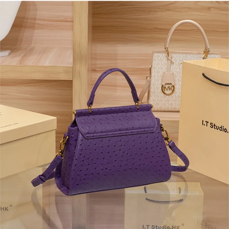 Women's handbag large capacity high-end feeling light luxury designer crossbody bag