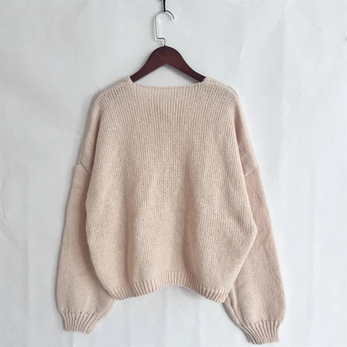 Elegant Knitted Cardigan Sweater Women's Lace up Cardigan