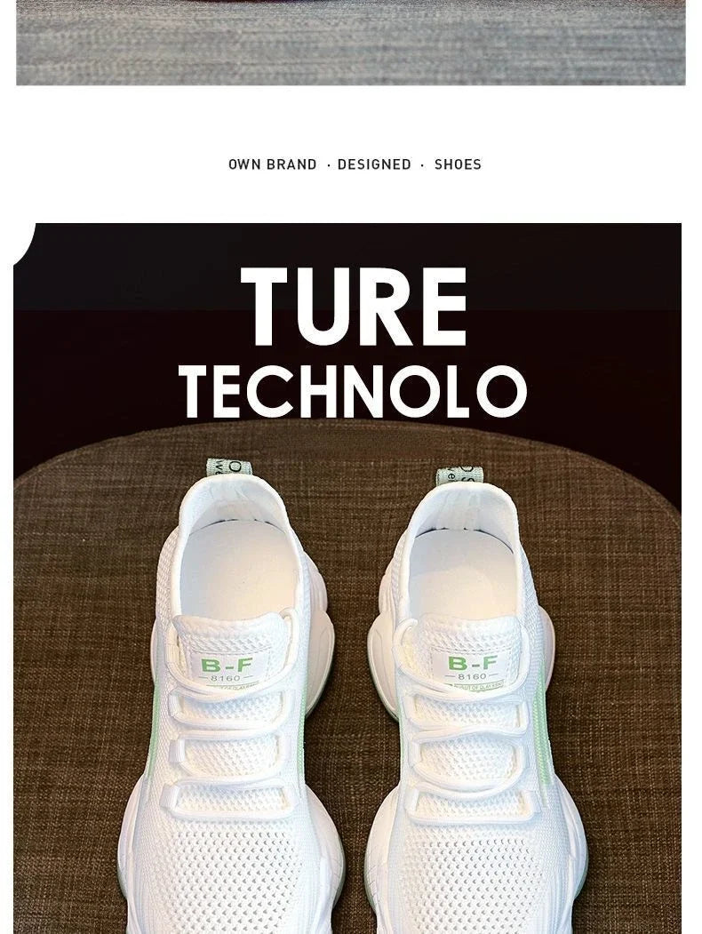 Women Fashion Sneakers Spring Summer New Comfortable Running Shoes Tennis Sneakers Lightweight