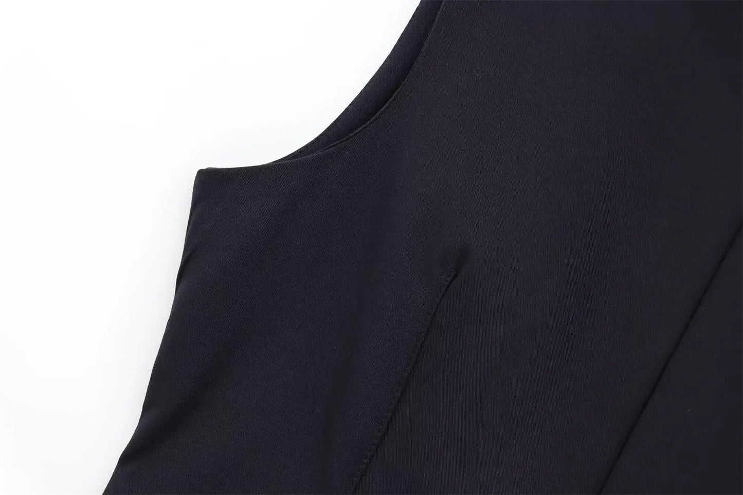 Women Solid Zipper Vintage Causal Sleeveless O Neck Tank Blouse Slim Pleated Vest Blouse High Street Folds Top