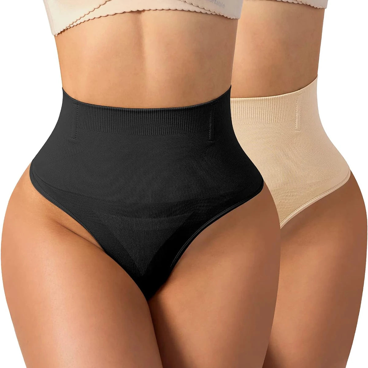 Seamless Thong Shapewear for Women Tummy Control Body Shaper Panties Girdle High Waist Briefs