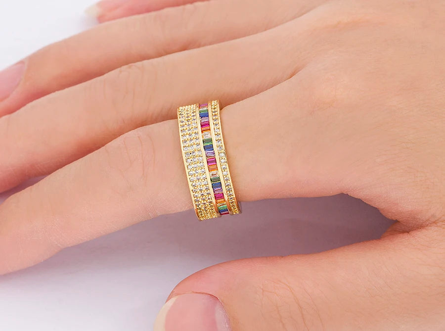 Exquisite Bracelet and Ring 2 Pieces Classic Jewelry Sets Birthday Gift