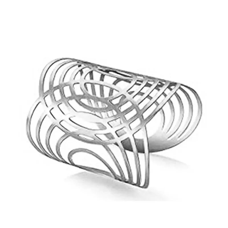 Round Chain Charms Cuff Bracelet For Women