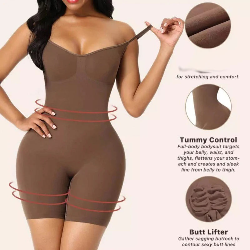 Women Bodysuit Shapewear Full Body Shaper Tummy Control Slimming Sheath Butt Lifter Push Up Shaper