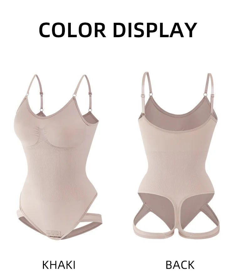 Women Bodysuit Shapewear Tummy Control Fajas Body Shaper Waist Trainer