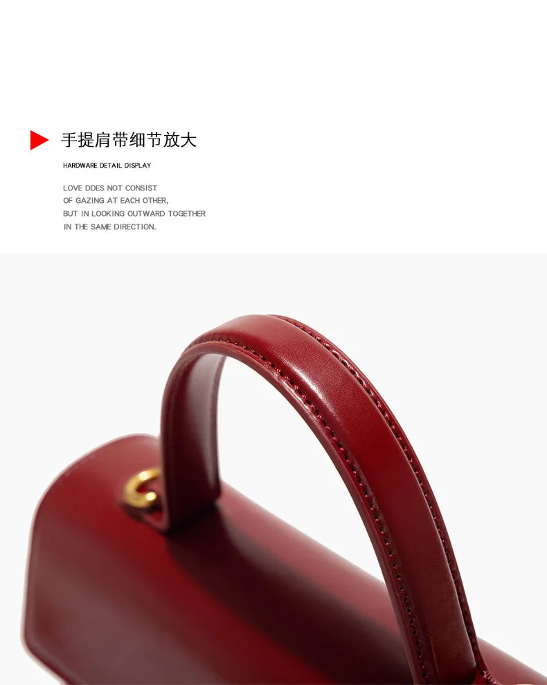 Square Bag Women's Handbag High Quality Single Shoulder Crossbody Bag