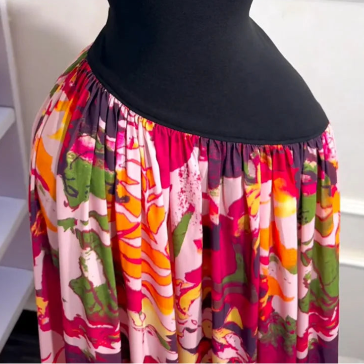 Sleeveless ashes Maxi Dress Printed Patchwork Tank Long Maxi Dress