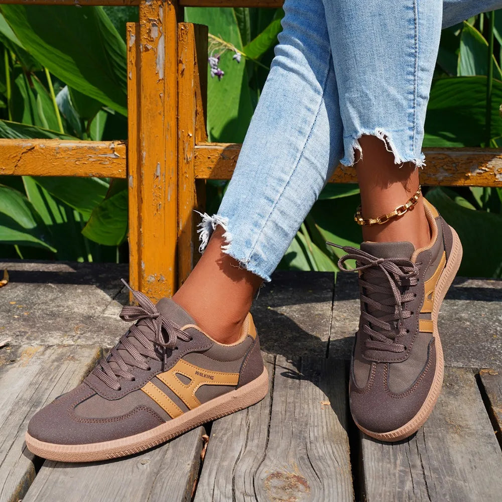 Ladies Black Sneakers Soft-soled Comfortable Shoes Women Leisure Joker Walking Shoes Tennis Shoes