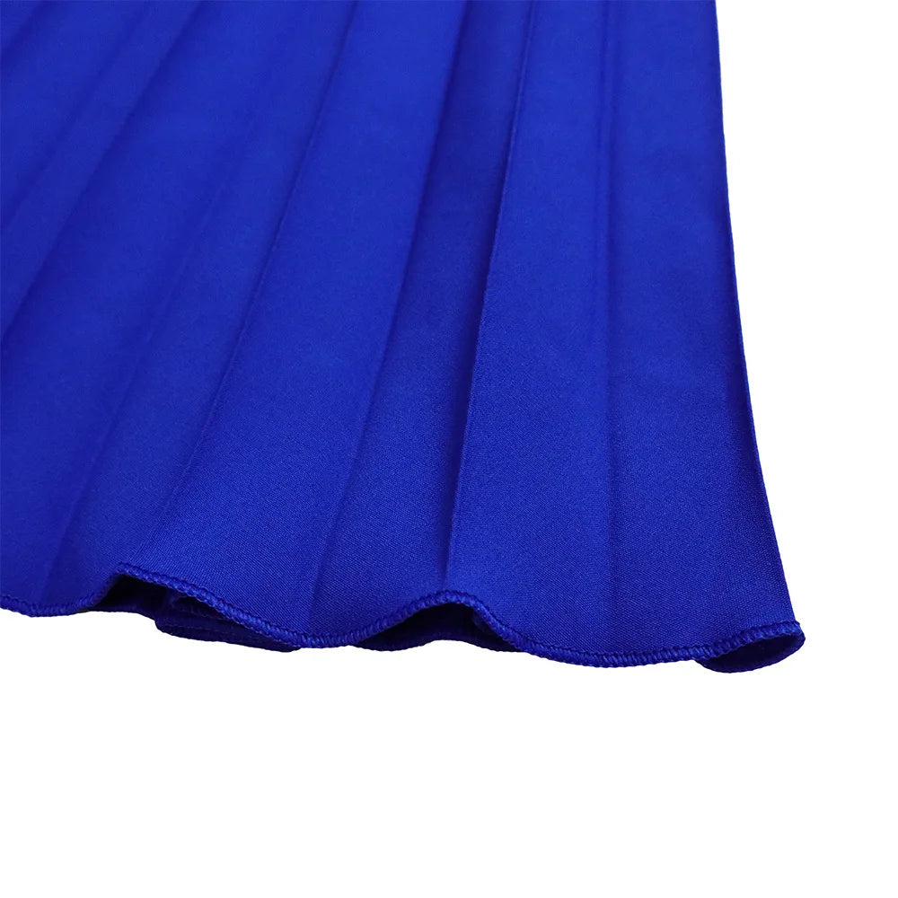 Elegant Two Piece Set Women Outfit Backless Top Hundred Pleated Wide Leg Pants Trousers Suit Summer Office Lady Suit