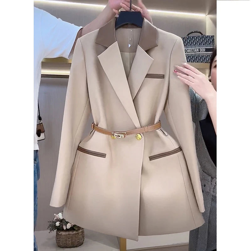 Elegant Women Office Blazer Coat Ladies Casual Slim Suit Outwear
