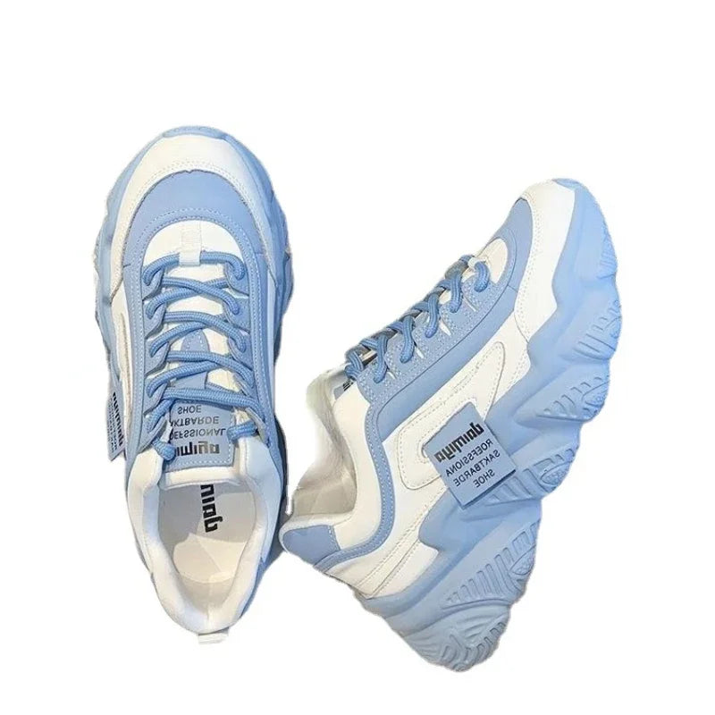 Women Sneakers Casual Sneakers Women Comfortable Soft Bottom Lace Up Female Shoes