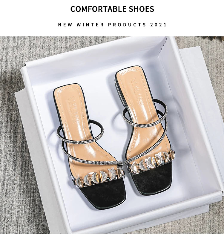 summer new women's flat slippers outdoor sandals casual flat shoes Stylish