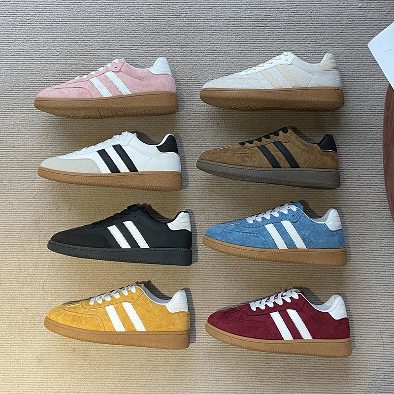 Women's Casual Sneakers Lace Sobriety New Fashion Lightweight Casual Outdoor Walking Shoes Sneakers