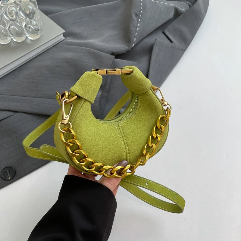 Mini PU Leather Saddle Shoulder Bag for Women Y2K Handbags and Purses Crossbody Bags
