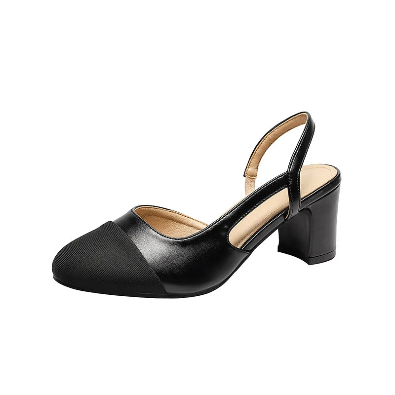women's color blocked sandals Women Non Slip slipper Soft soled Leisure flat Comfort Low Heel Shoes