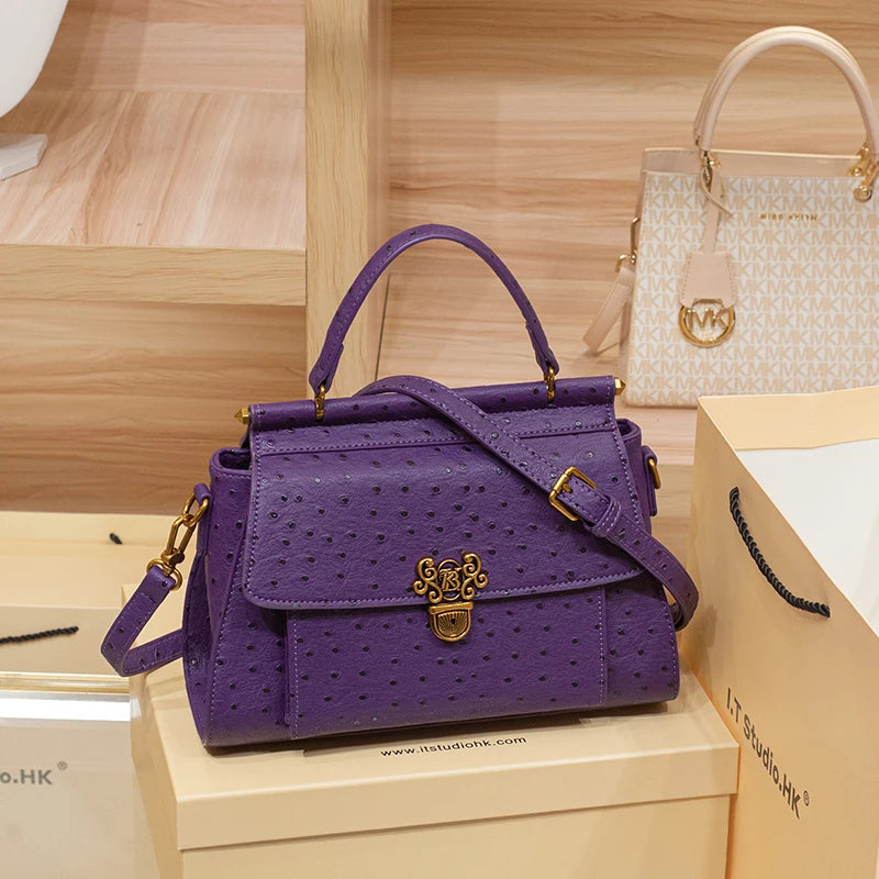 Women's handbag large capacity high-end feeling light luxury designer crossbody bag