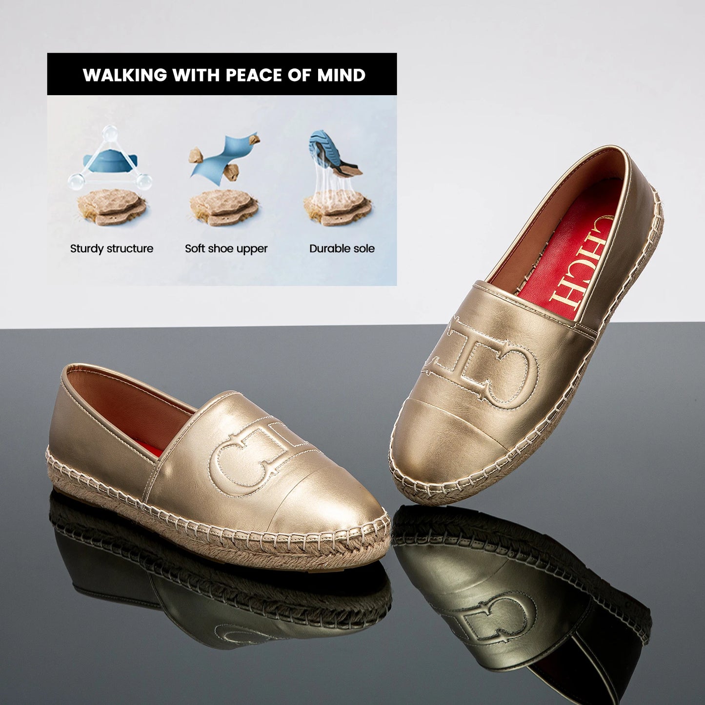 Women's Flat Shoes New Handmade Anti slip Mommy Outdoor Shoes