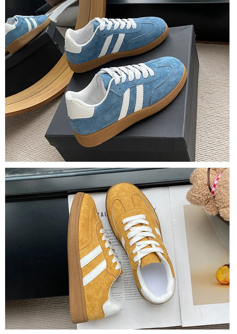 Women's Casual Sneakers Lace Sobriety New Fashion Lightweight Casual Outdoor Walking Shoes Sneakers