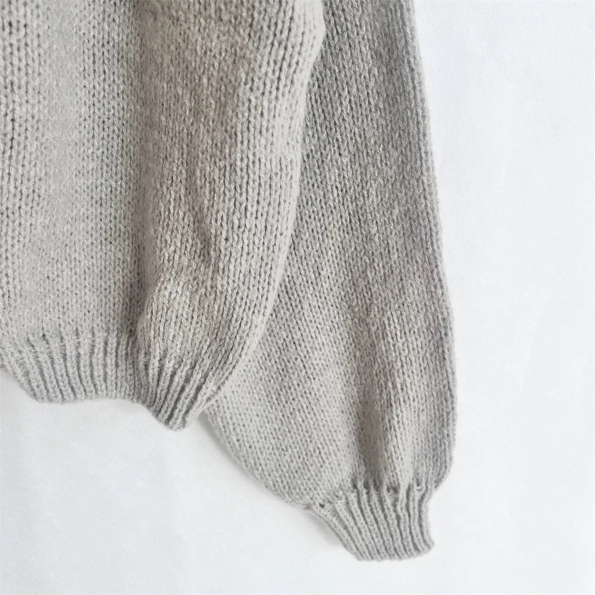 Elegant Knitted Cardigan Sweater Women's Lace up Cardigan