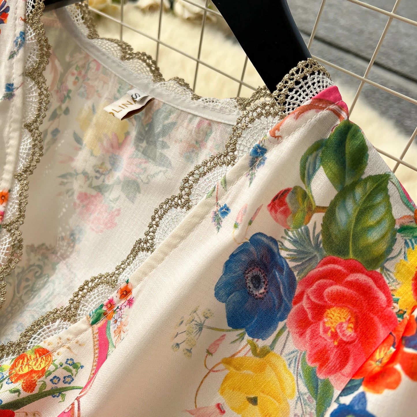 Elegant Vintage Luxury Evening Dress Women Print Sashes Button Short Party Dress Female Casual Holiday Clothing