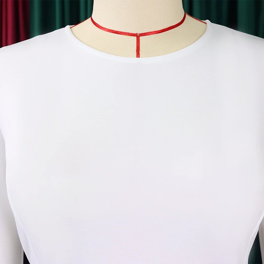 Elegant Office Dresses Women O Neck Full Sleeve Belt Waisted Pleated A Line Mid Calf Formal Female Business Work Wear Dress Midi