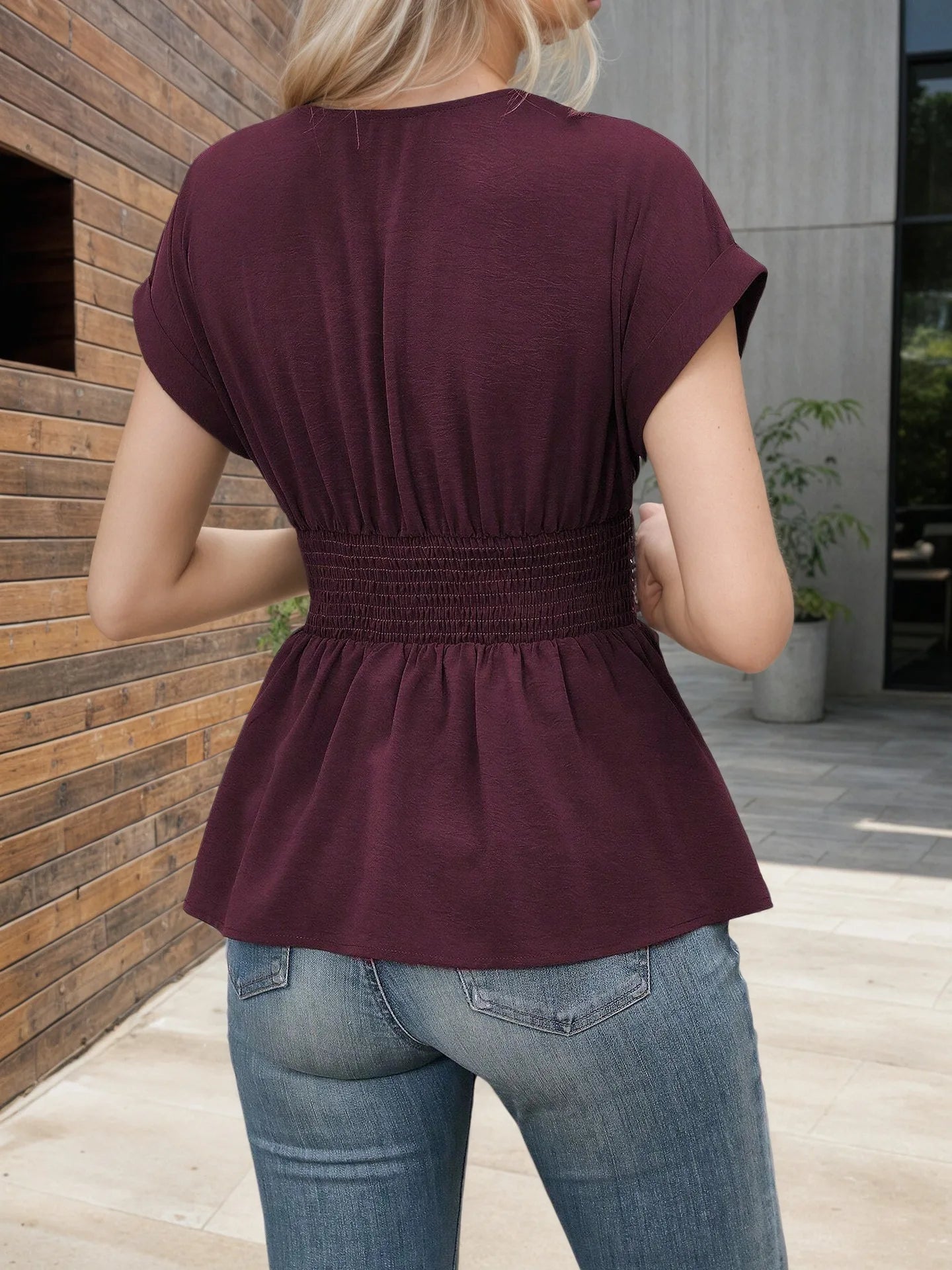 Pullover Women Shirt Slim Waisted Office Tops Casual Blouse