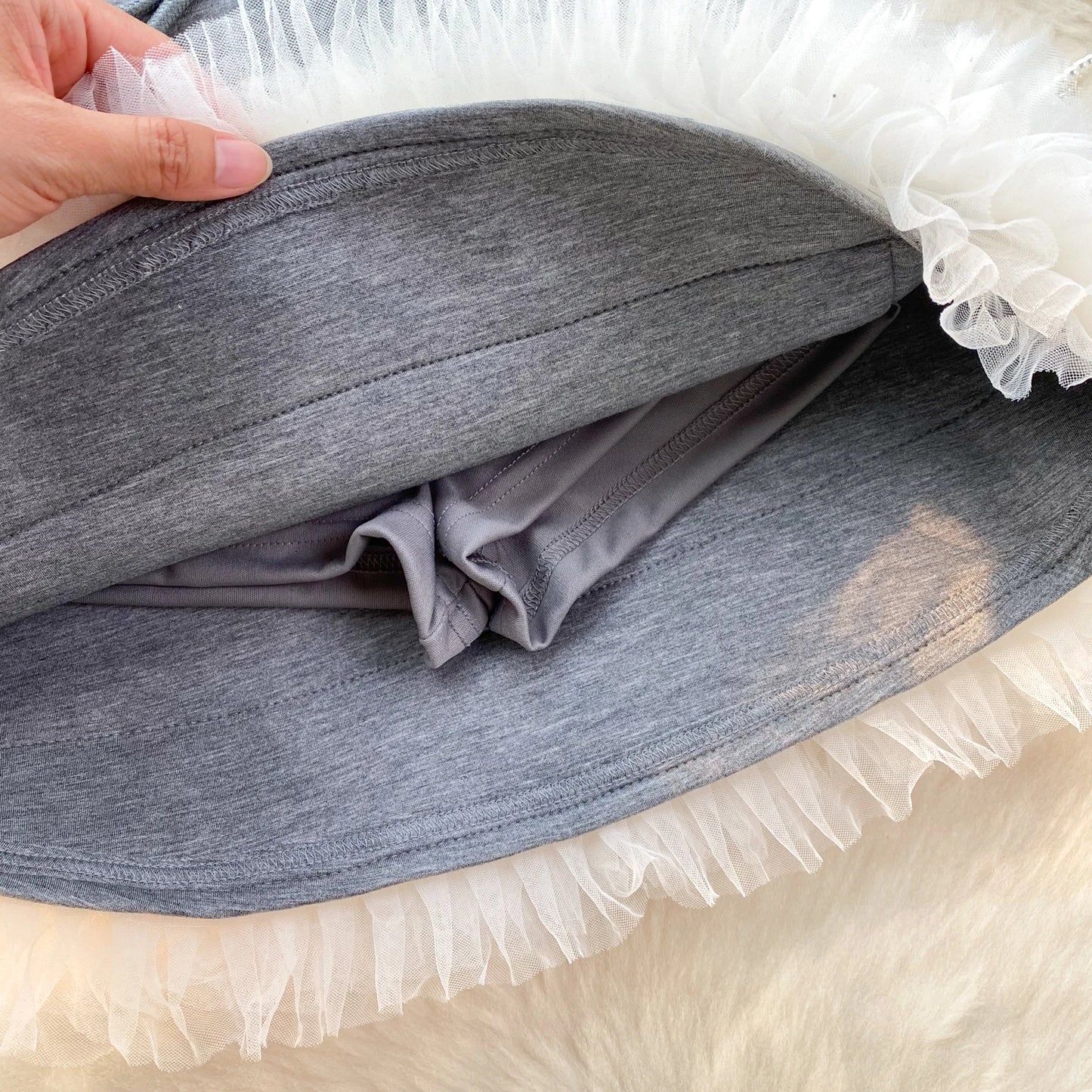 Women Drawstring Big Pocket Club Sexy Mini Skirt