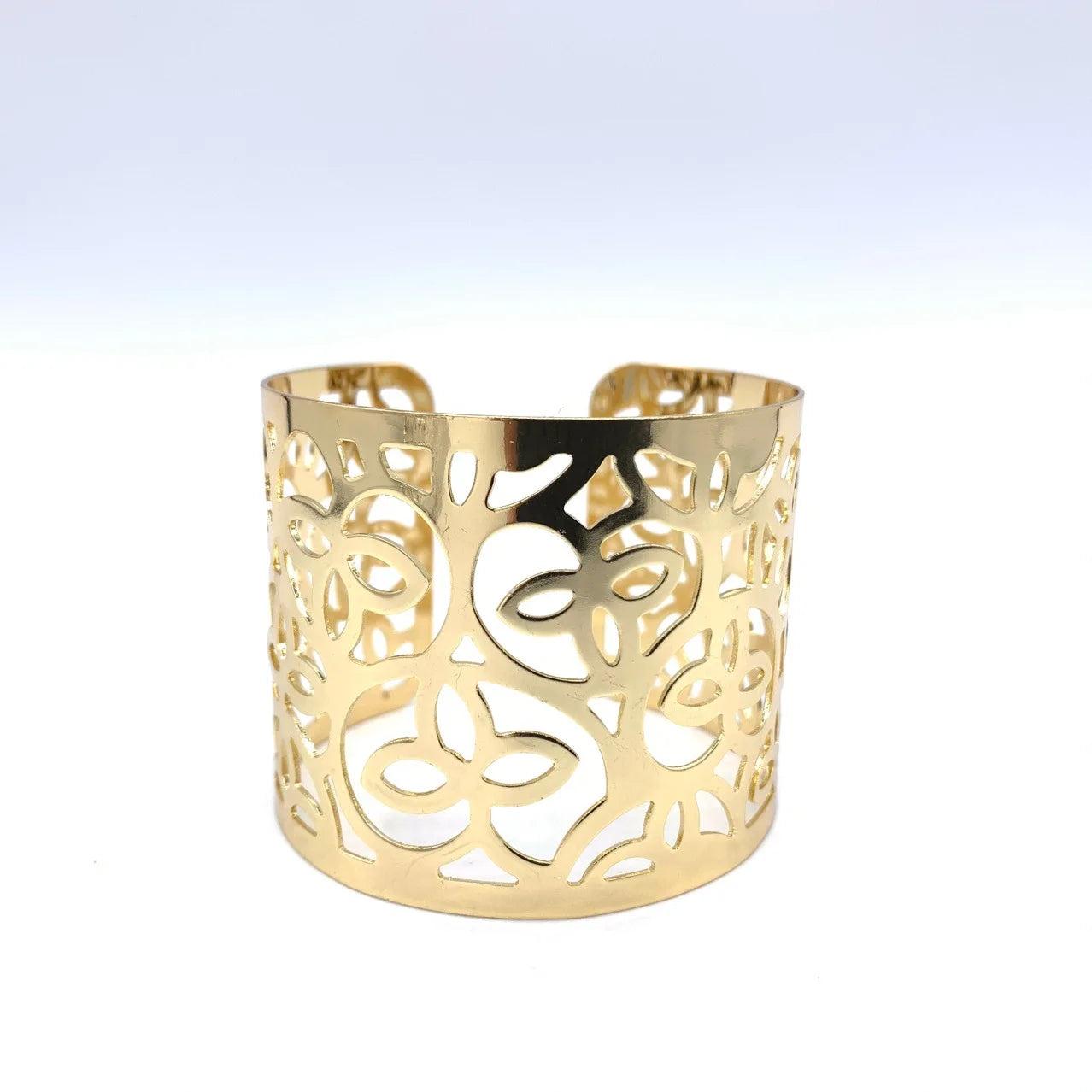 Round Chain Charms Cuff Bracelet For Women