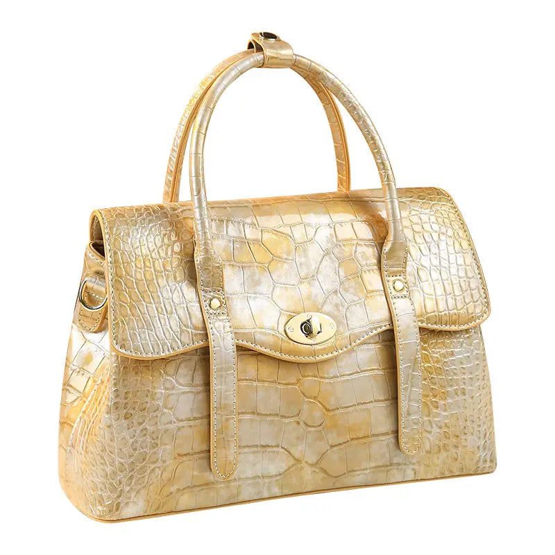 Luxury Designer Brand New High Quality Cowhide Large Capacity Crossbody Bag