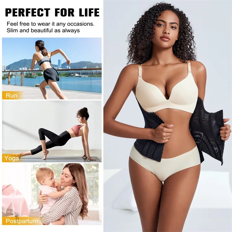 Waist Trainer Corset Women Binders Shaper Tummy Wrap Body Shapewear Slimming Belt Flat Belly Workout Women Shaper Slimming