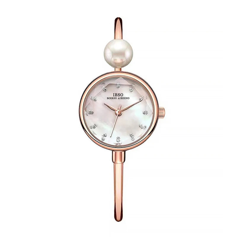 Elegant Women Bracelet Watch Luxury Diamond Waterproof Ladies Bangle Wristwatch