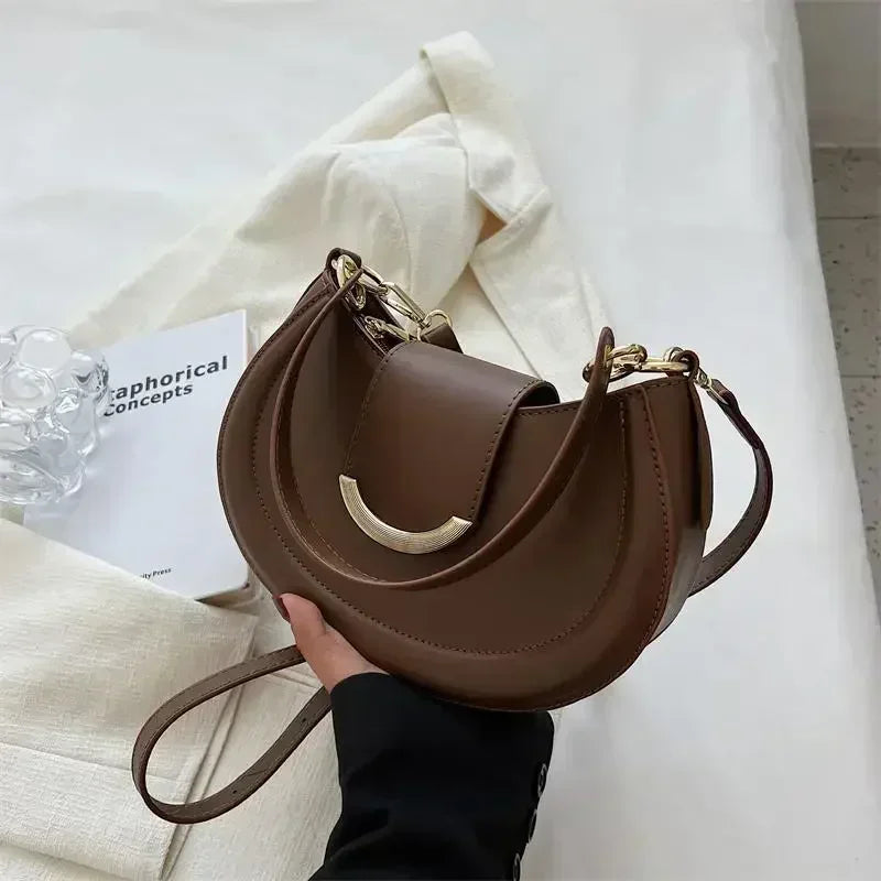 Armpit Shoulder Side Bags for Women Trend Leather Small Underarm Crossbody Handbags