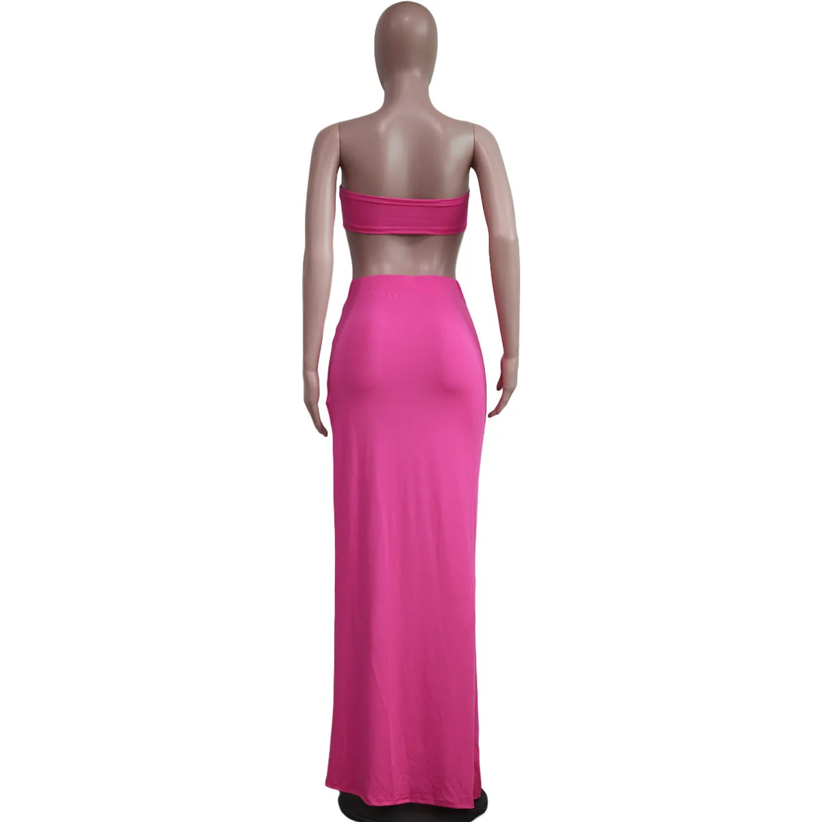 European and American women's casual fashion sexy irregular skirt suit beach dress Resort Wear