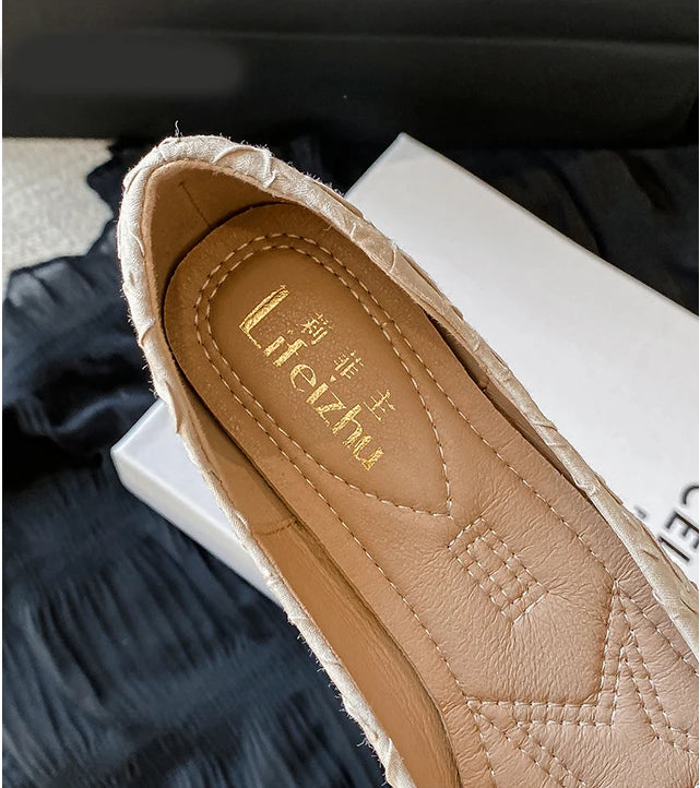 Flats Shoes for Women Rhinestone Slip-on Loafers Shoes
