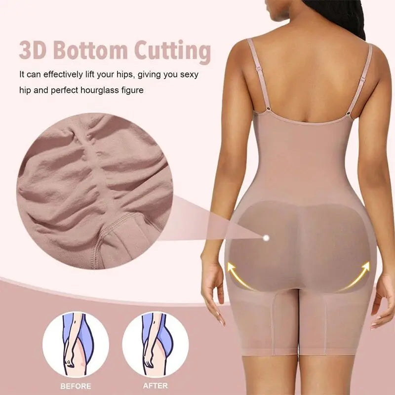 Women Bodysuit Shapewear Full Body Shaper Tummy Control Slimming Sheath Butt Lifter Push Up Shaper