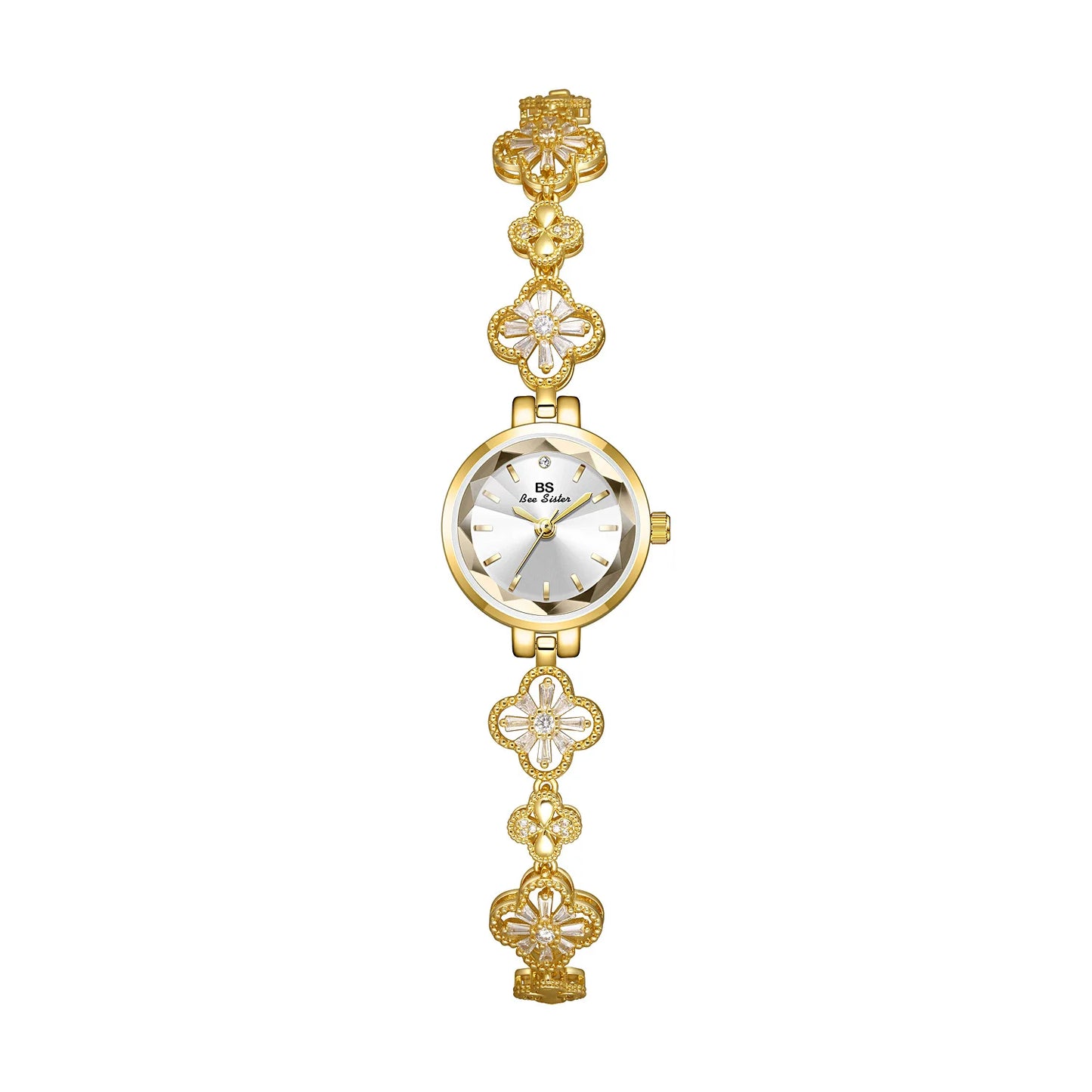 New Luxury Ladies Watch Gold Silver Small Bracelet Quartz Wristwatches Woman Wristwatch Gift