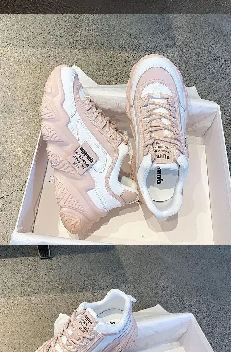 Women Sneakers Casual Sneakers Women Comfortable Soft Bottom Lace Up Female Shoes