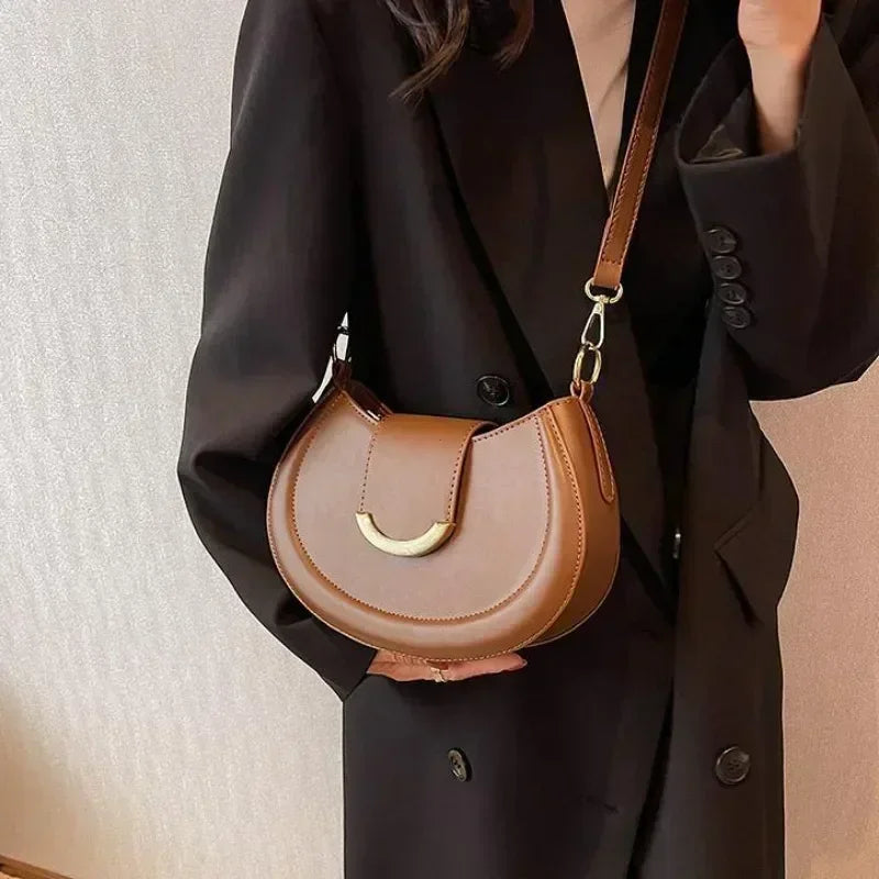 Armpit Shoulder Side Bags for Women Trend Leather Small Underarm Crossbody Handbags