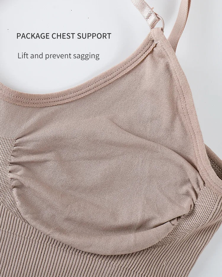 Women Bodysuit Shapewear Tummy Control Fajas Body Shaper Waist Trainer