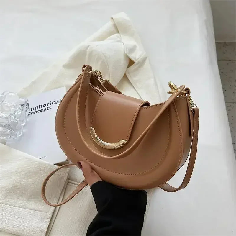 Armpit Shoulder Side Bags for Women Trend Leather Small Underarm Crossbody Handbags