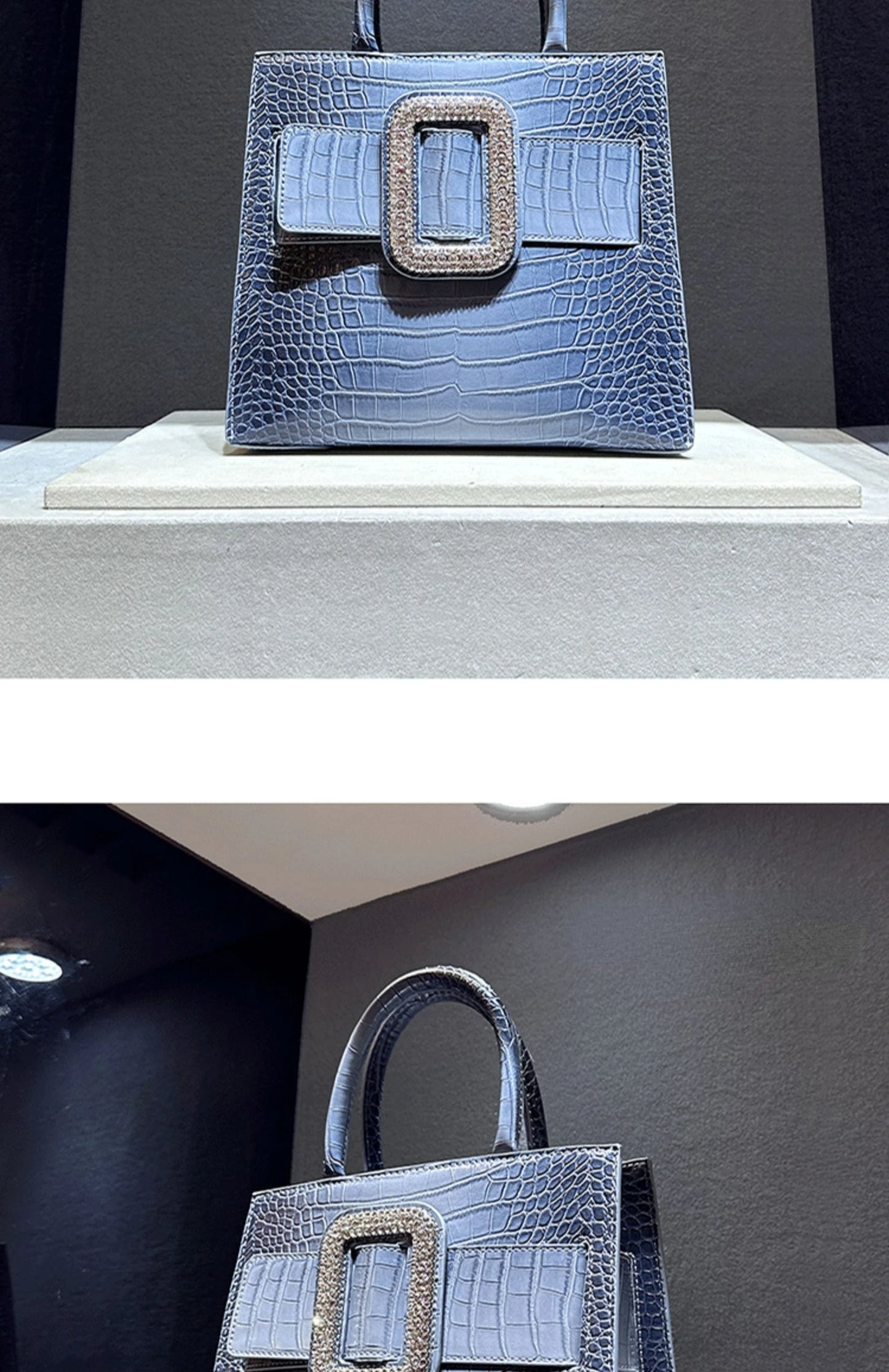 High Quality Crocodile Leather Handbag for Women Shoulder Crossbody Bag