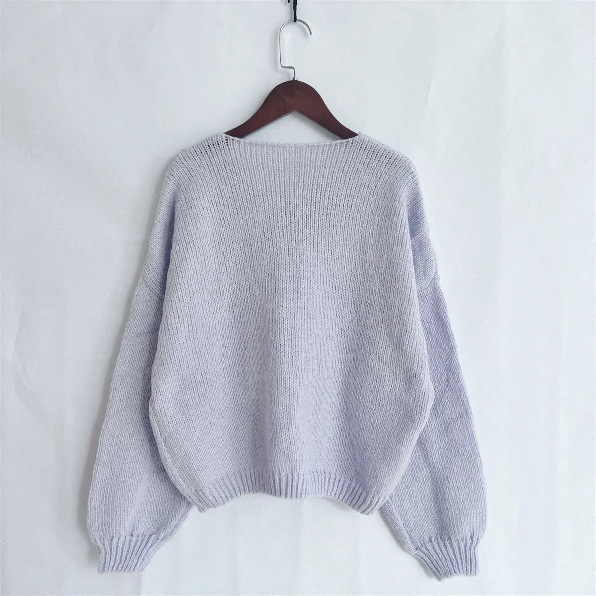 Elegant Knitted Cardigan Sweater Women's Lace up Cardigan