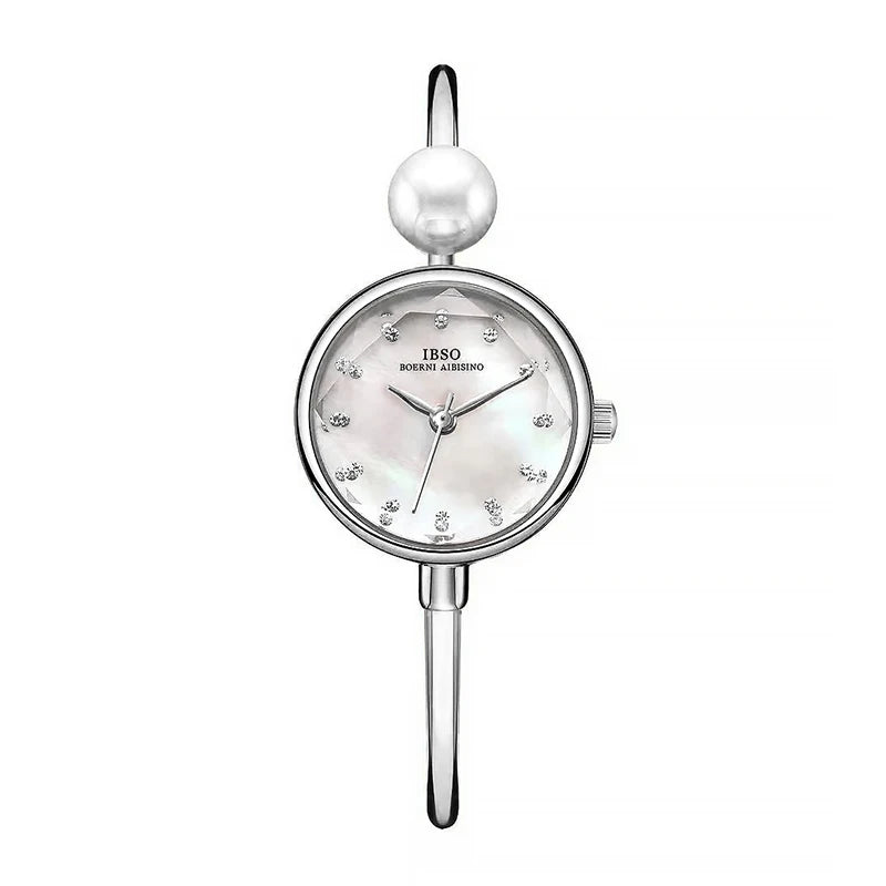 Elegant Women Bracelet Watch Luxury Diamond Waterproof Ladies Bangle Wristwatch